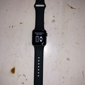 Apple Watch Series 3. 38 mm space gray aluminum black sport (gps)